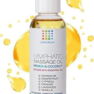 Bruizex Lymphatic Drainage Massage Oil: Arnica and Coconut Oil for Manual Lymph Drainage & Post Surgery Recovery for Liposuction, 360 Lipo, BBL,Tummy Tuck, Lymphedema, Lipedema, Lipo Foam- 2.0 oz